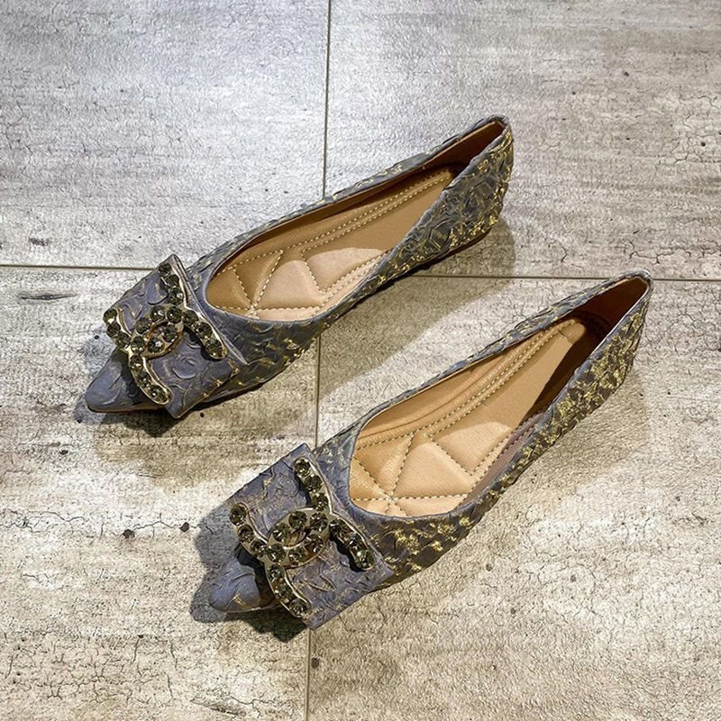 【Shoes】フレンチ人気フラットシューズ Z7815