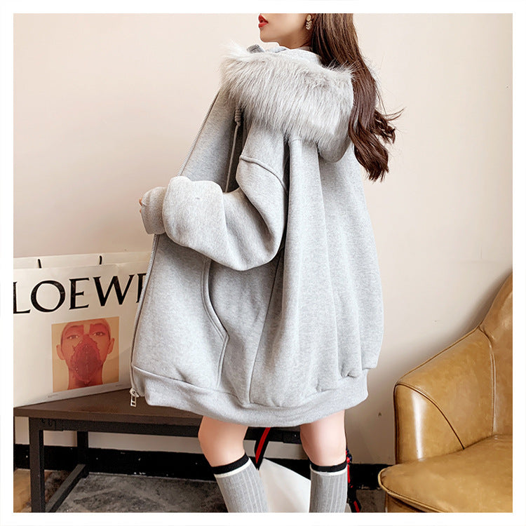 【Outer】ファージップパーカー W14183