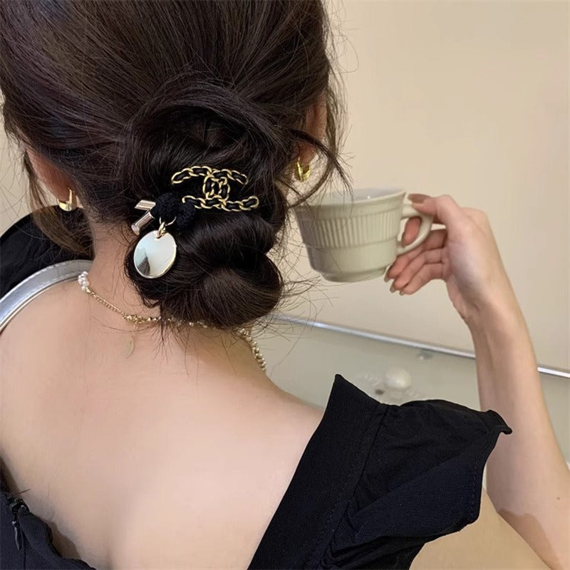 【雑貨】ヘアピン+ヘアリング2個セット W11894