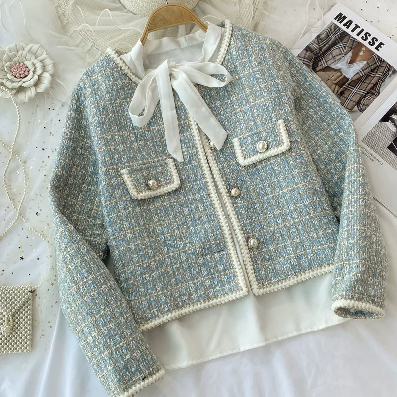 【Set】通勤2点セット ジャケット + スカート W10234