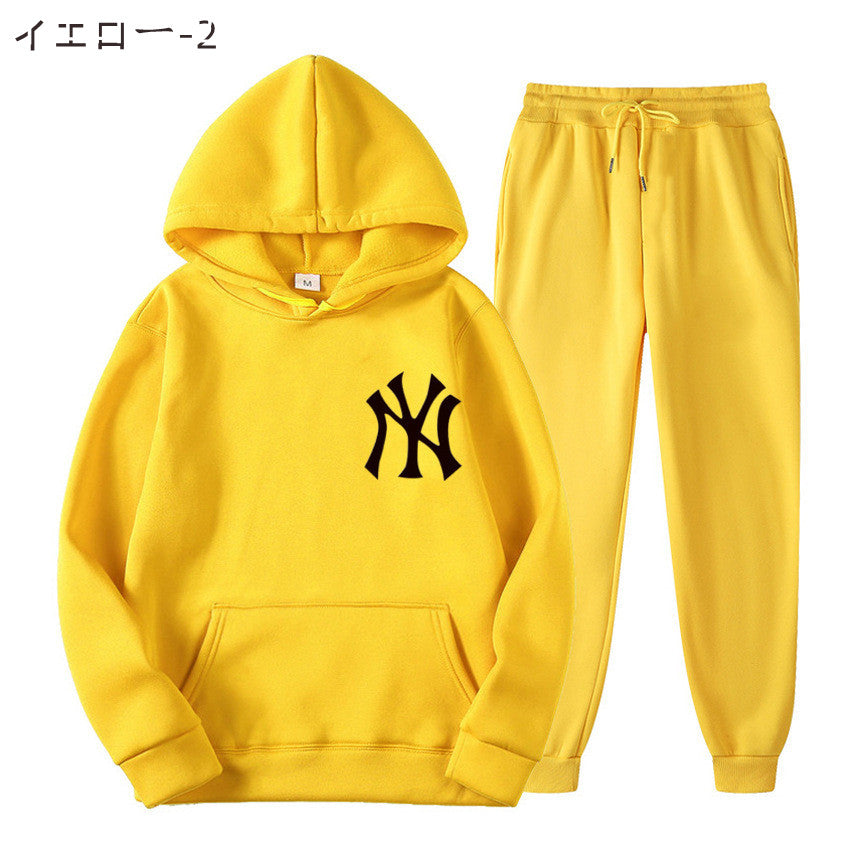 【Set】男女兼用フーディー + パンツ セットアップ W13639