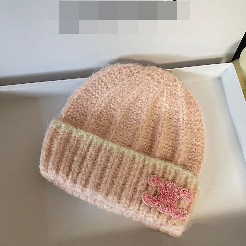 【雑貨】3色展開ニット帽子セット W14334