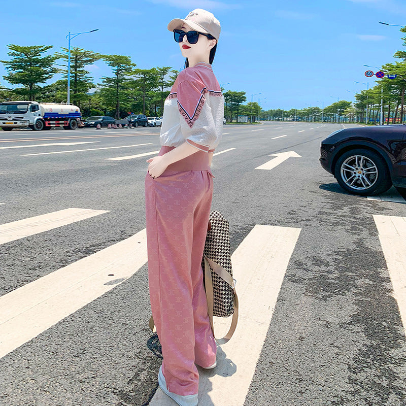 【Set】セットアップ トップス + パンツ Z6776