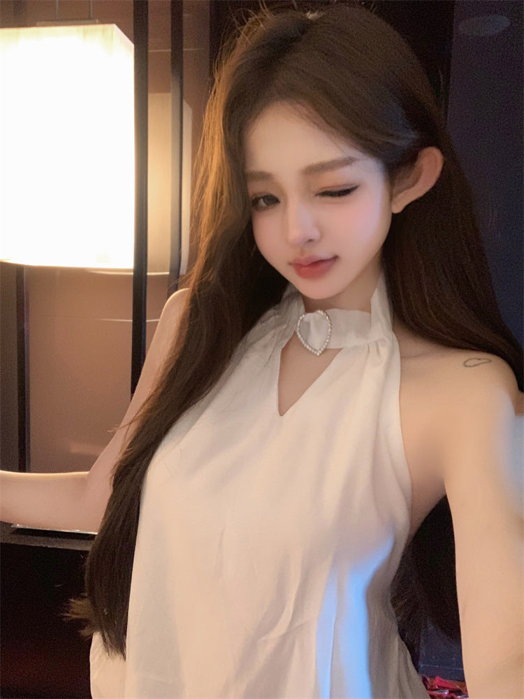 【Dress】ホルターネックバックレスドレス T01394