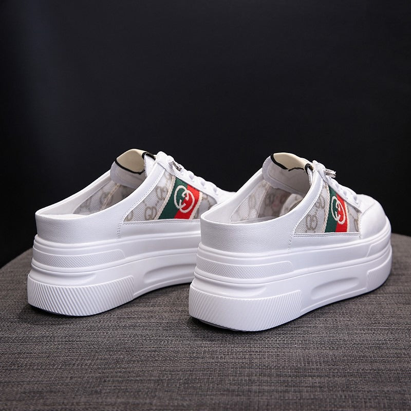 【Shoes】厚底スリッパスニーカー W11548