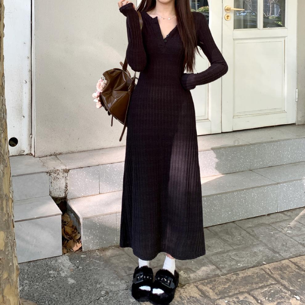 【Dress】新入荷~ニットワンピース W10298