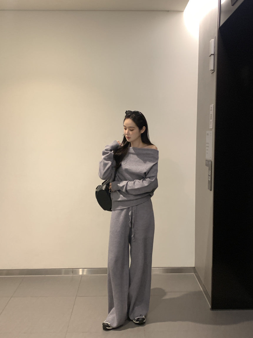 【Set】セーター+パンツ セット Z7762