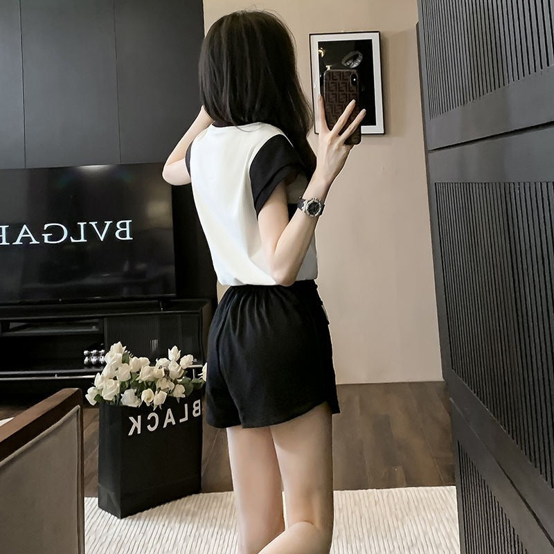 【Set】2点セット Tシャツ + パンツ W12271