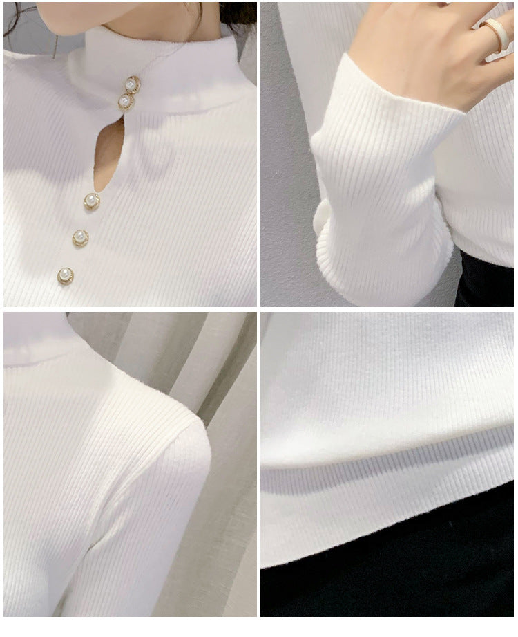 【Tops】4色展開インナーニット Z7790