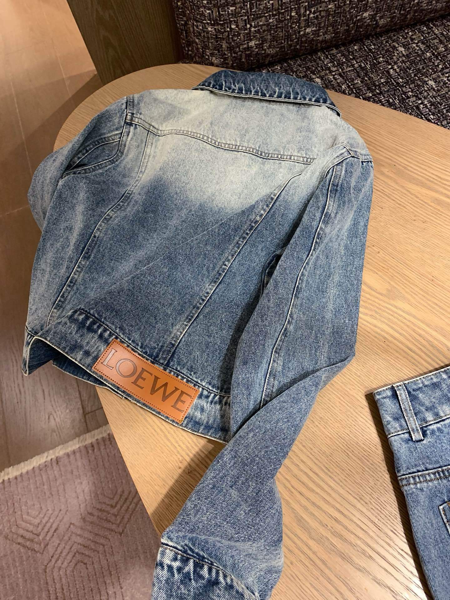 【Set】デニムジャケット + パンツ2点セット T01476