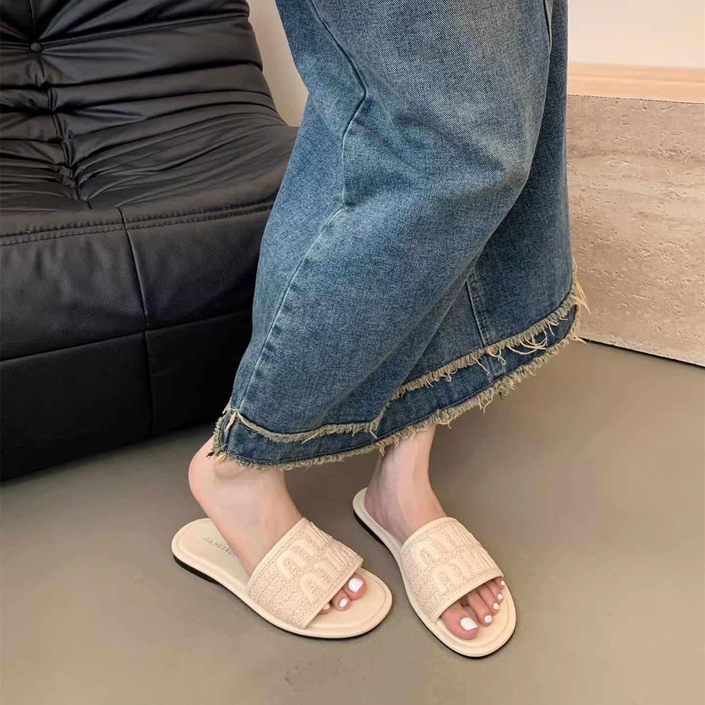 【Shoes】サンダル滑り止めスリッパ W12360