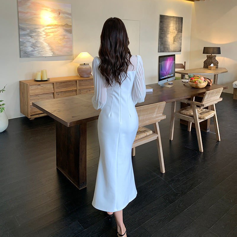 【Dress】フェミニンワンピース2色 Z7694