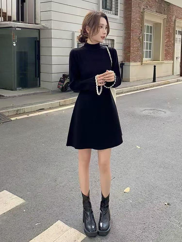 【Dress】低身長すすめ配色ワンピース Z7751