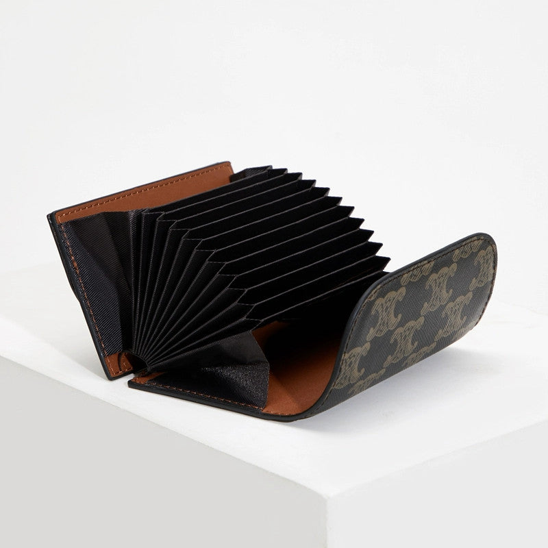 【雑貨】プリントパスケース財布 W11407