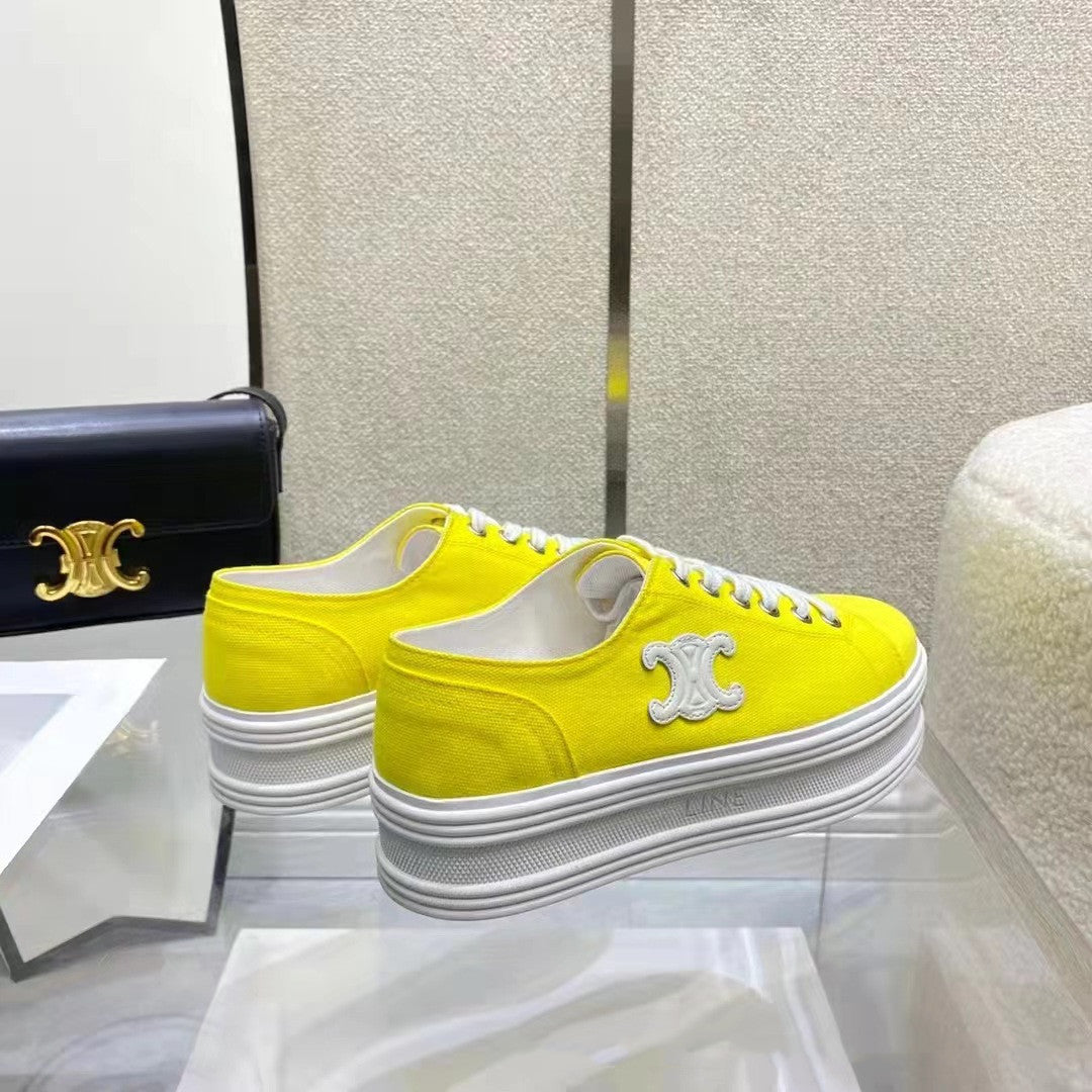 【Shoes】春秋厚底スニーカー W11146