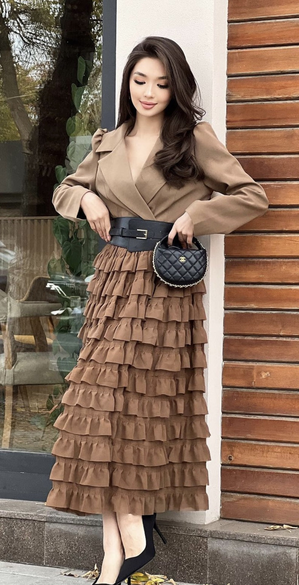 【Dress】ティアードワンピース W14446