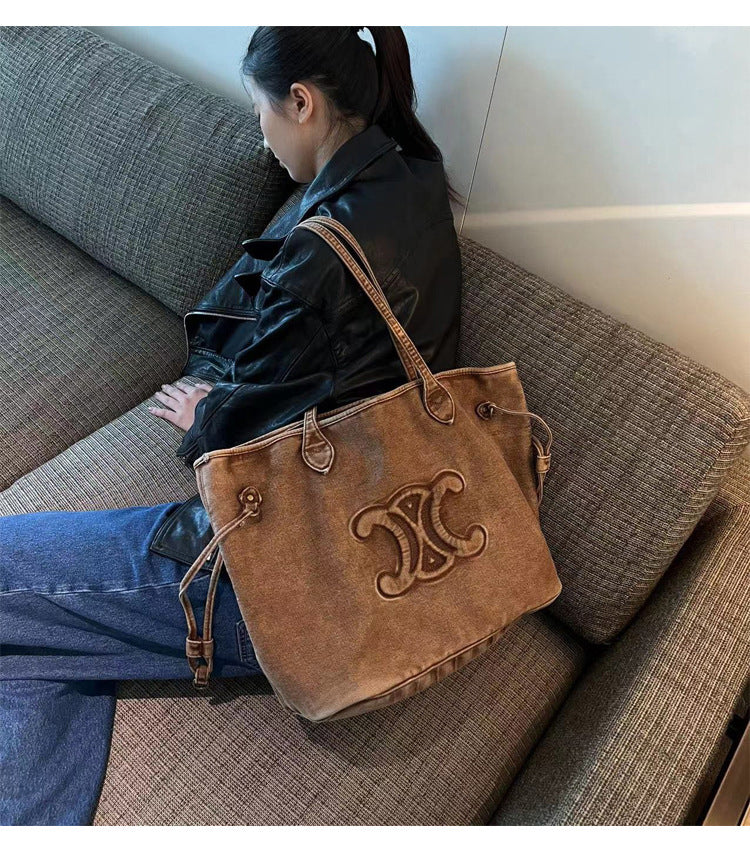 【雑貨】ヴィンテージ加工ショルダーバッグ W11201