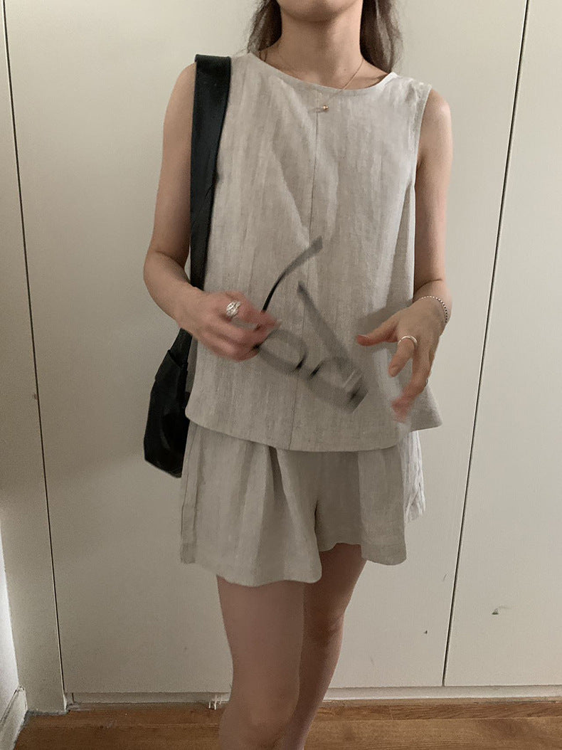 【Set】3色展開シンプル2点セット W12322