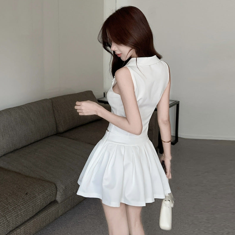 【Set】無地ノースリーブ2点セット T01416