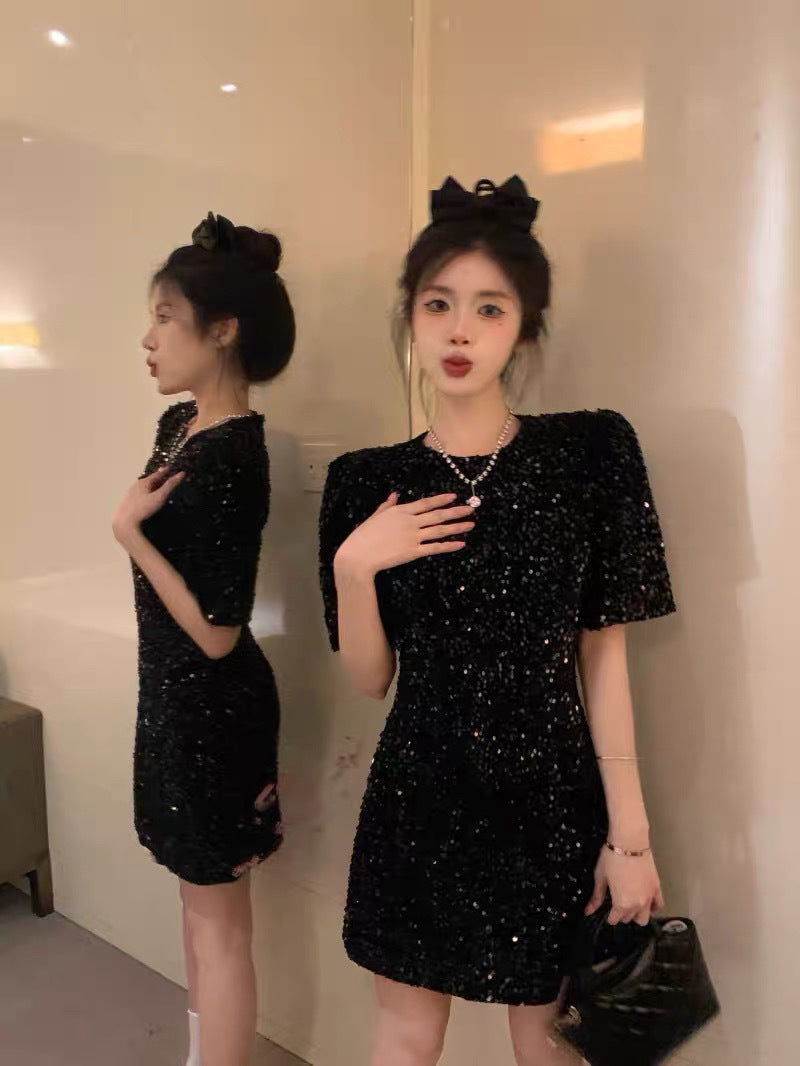 【Dress】back透かし彫りワンピース W11858