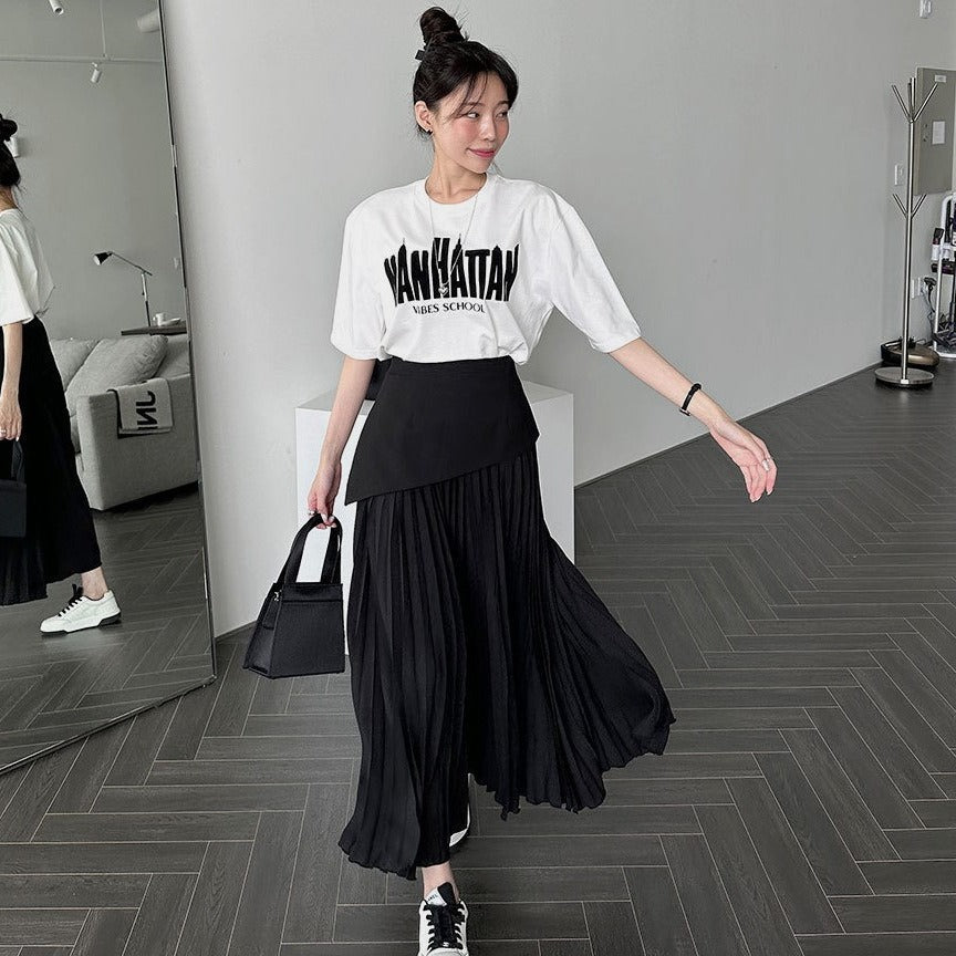 【Bottoms】3色展開ファースカート W13573
