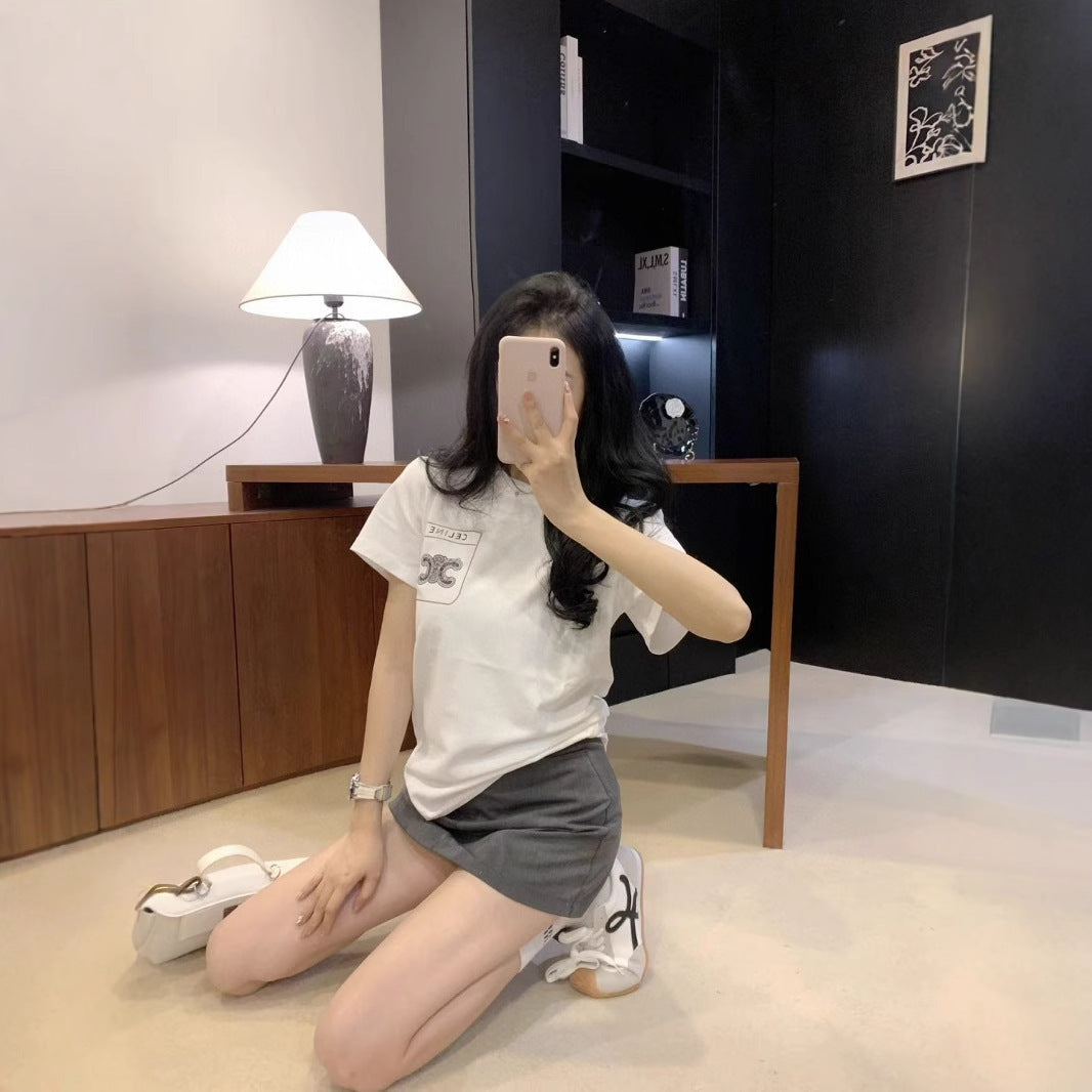 【Tops】ポケット付きTシャツ T01585