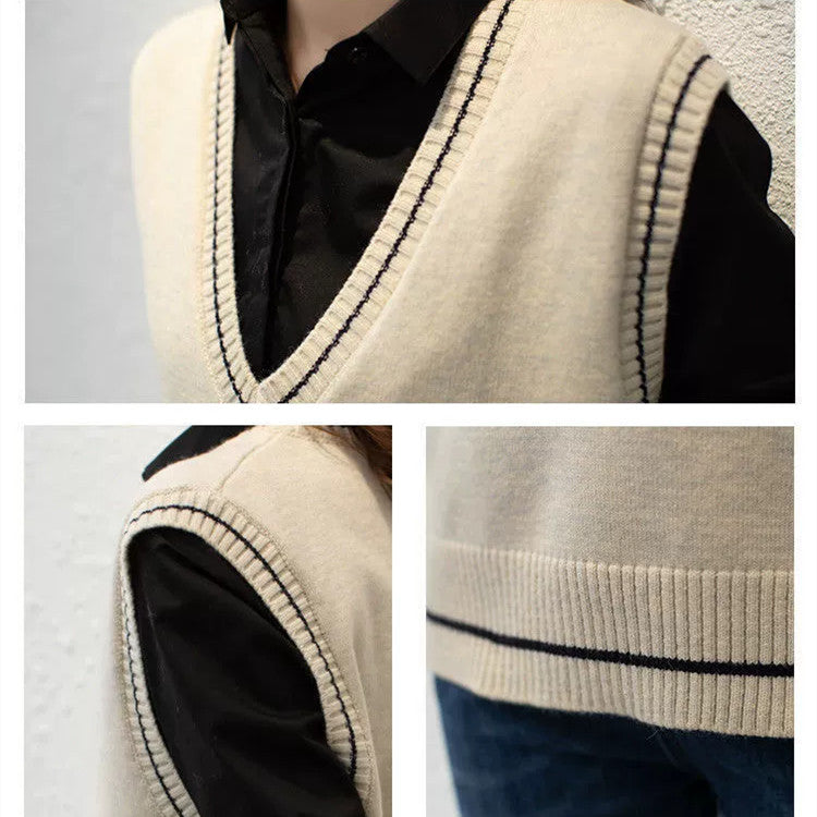 【Outer】新作アイテム~Vネック着回しニットタンクトップ W7742