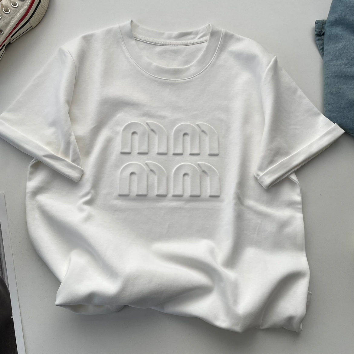 【Tops】2色選択可Tシャツ W12420