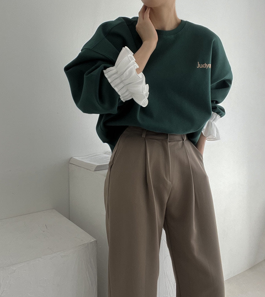 【Tops】体型カバーパーカー Z7128