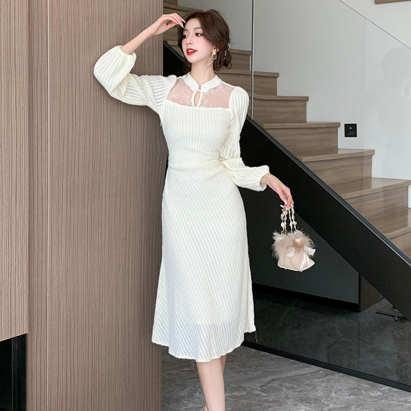【Dress】チュール切替ワンピース Z7939