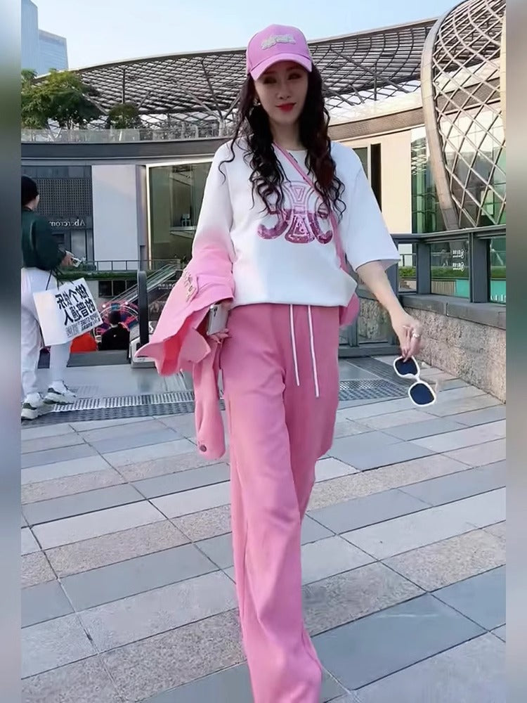 【Set】セットアップ Tシャツ + パンツ W12000