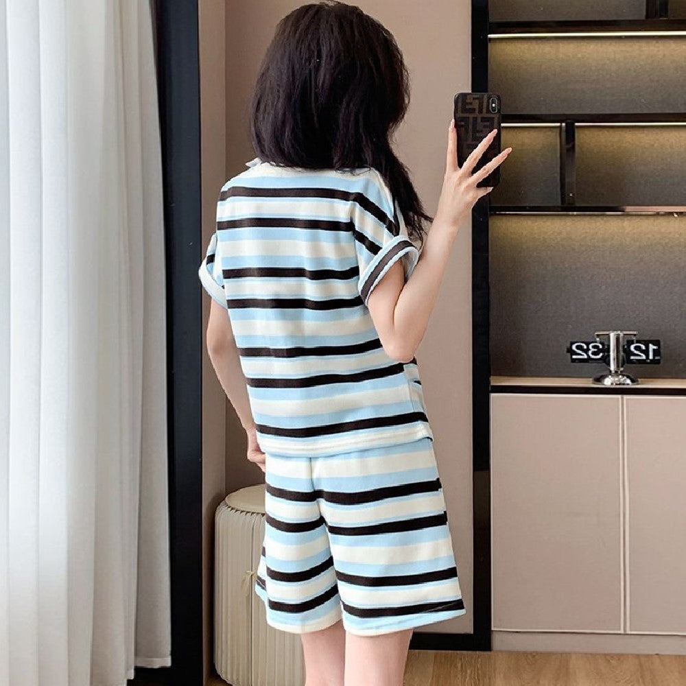 【Set】Tシャツ + ショートパンツ 2点セット Z6777