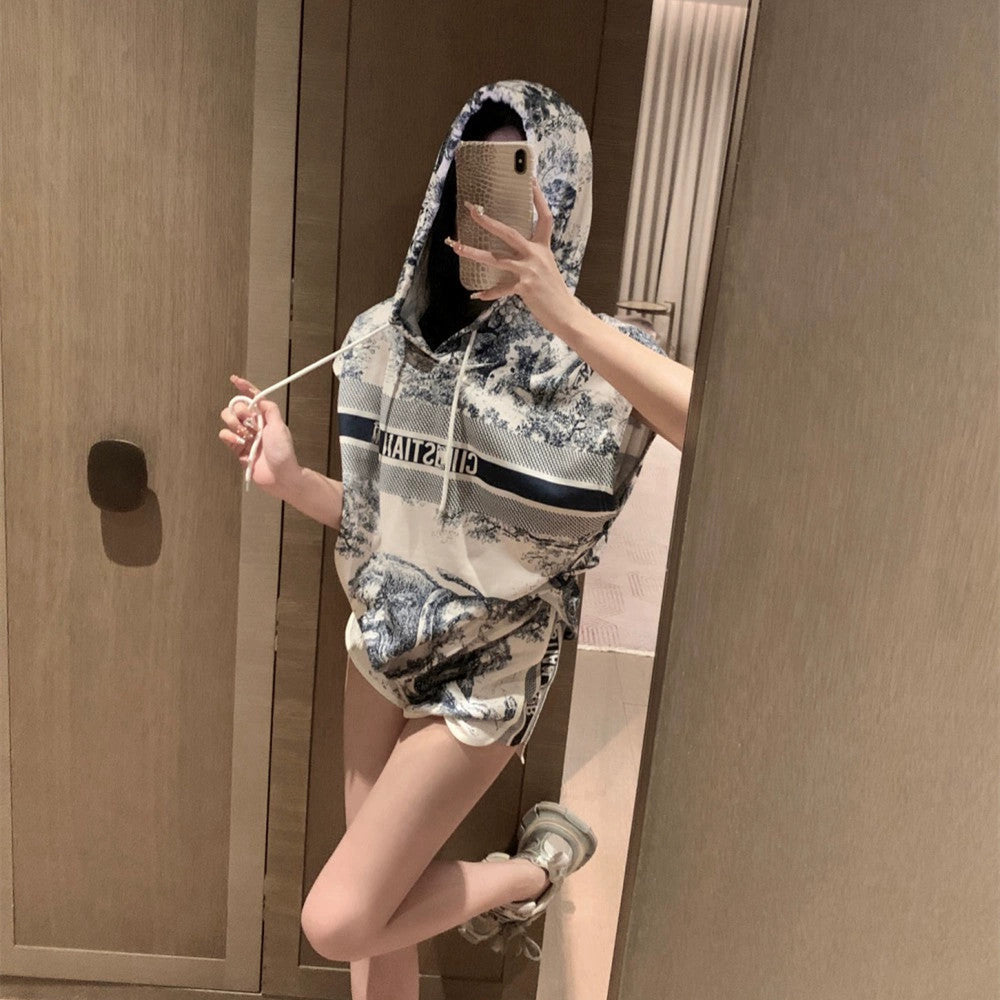 【Set】タンクトップ + パンツタイダイ染め2点セット  W11213