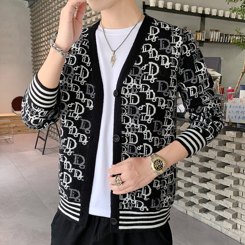 【Mens】高級感カーディガン Z7204