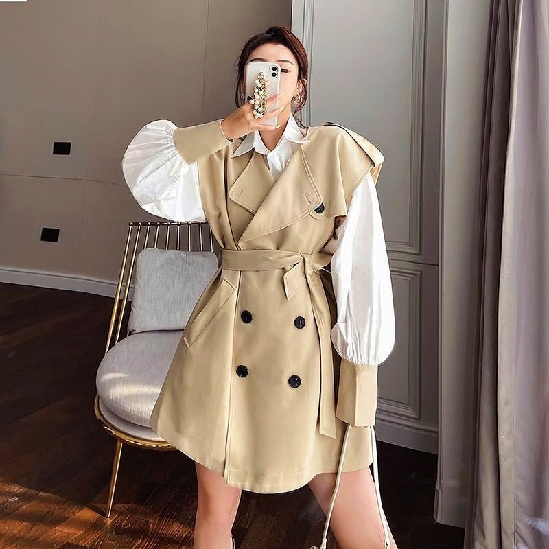 【Set】ベスト× シャツ2点セット W13580