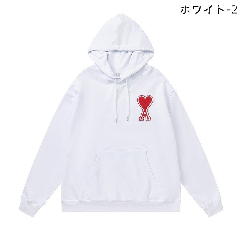 【Tops】6色展開カジュアルフーディー W13561