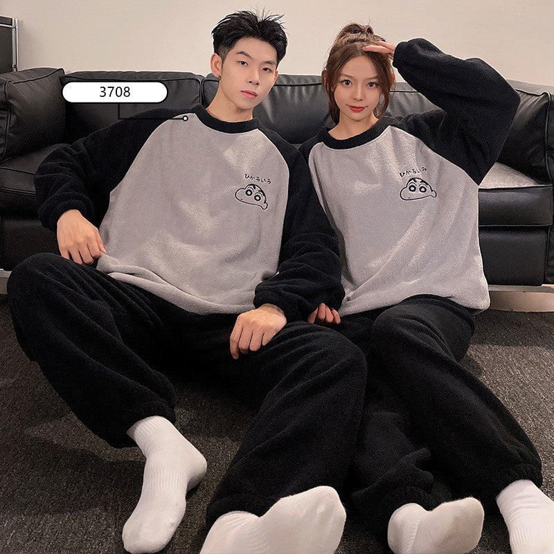 【Roomwear】人気カップル秋冬ルームウェア Z7828