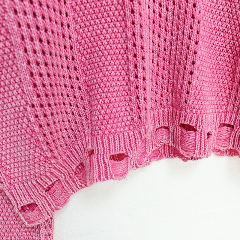 【Tops】ヴィンテージ加工セーター W14422