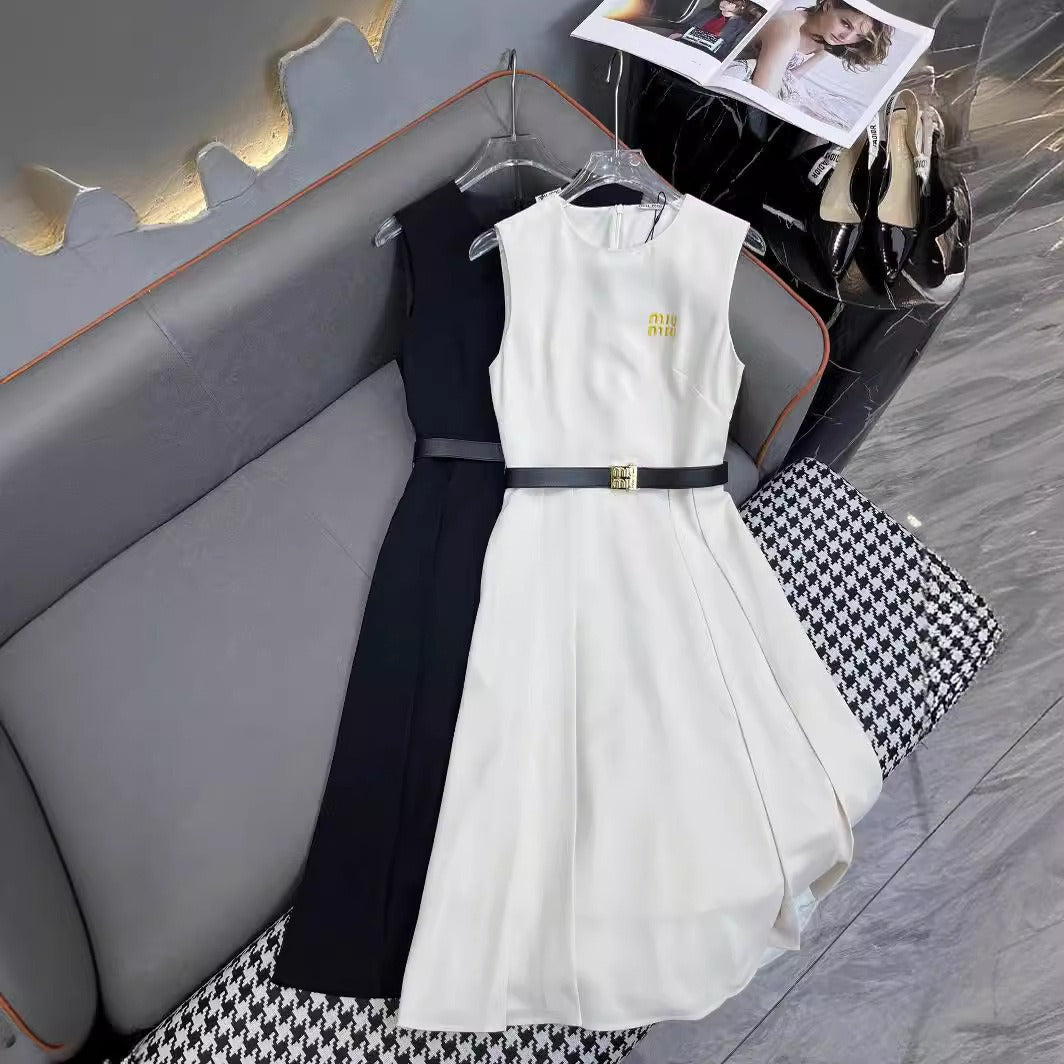 【Dress】ノースリーブワンピース W11982