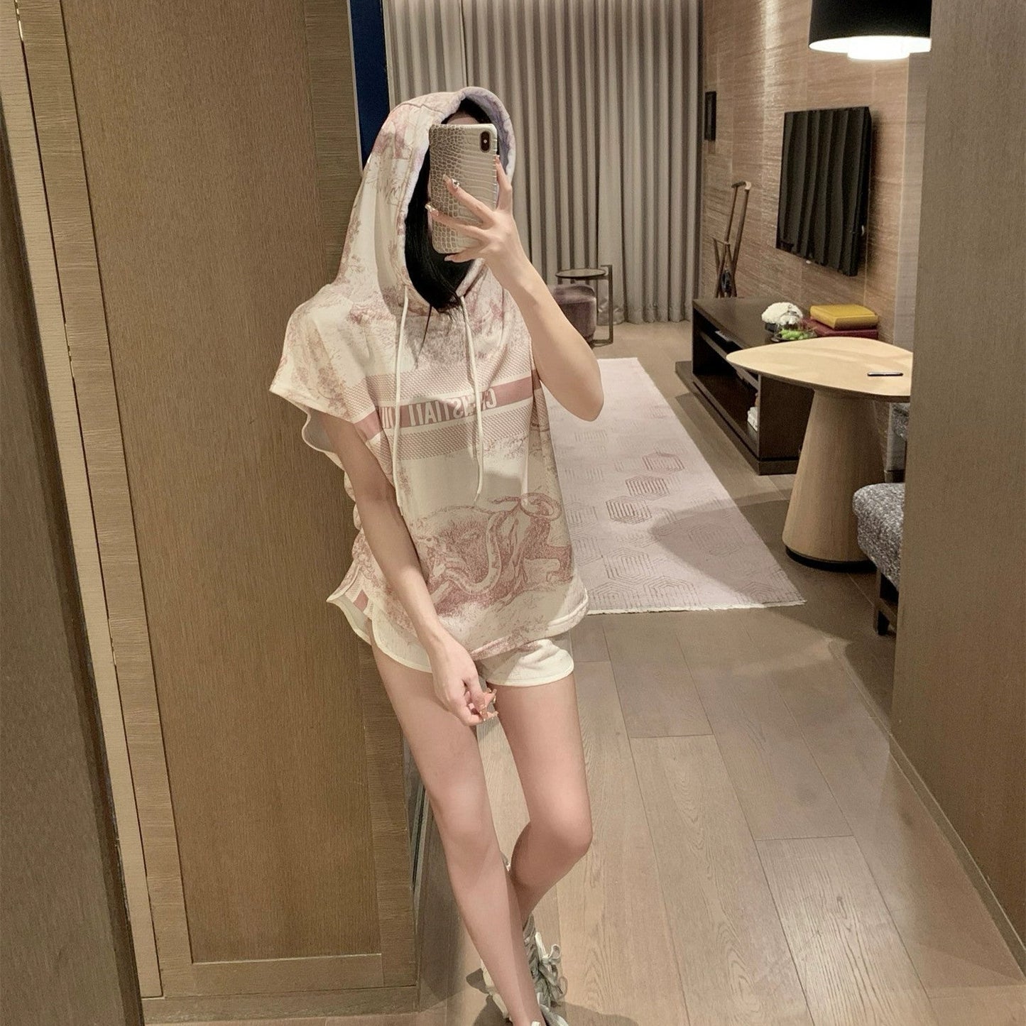 【Set】タンクトップ + パンツタイダイ染め2点セット  W11213