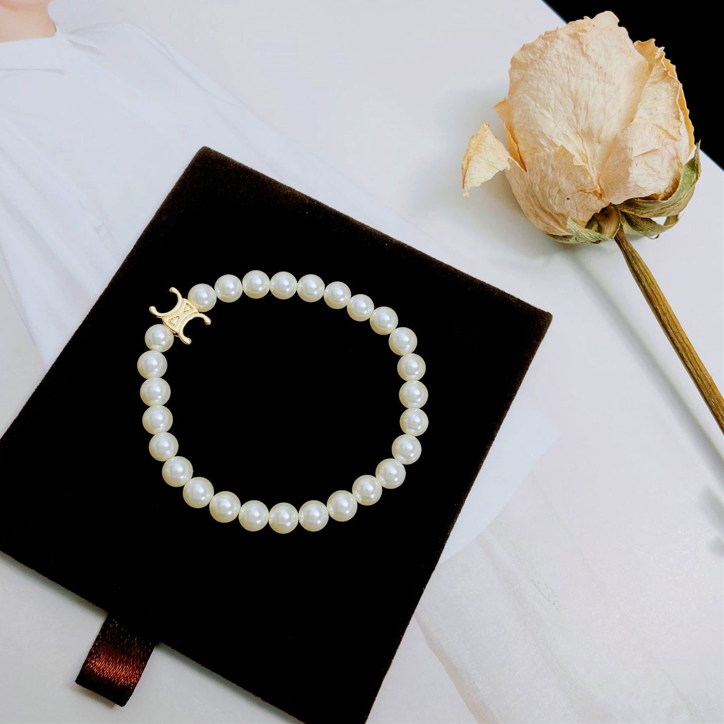 【雑貨】ビーズデザインブレスレット W12136