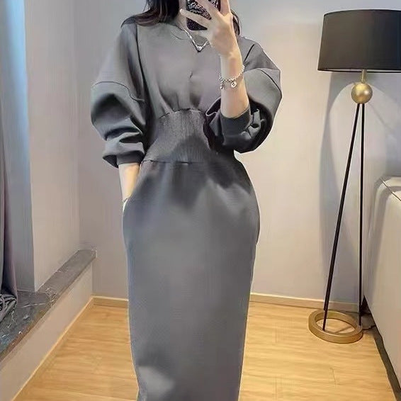 【Dress】パーカーワンピース5色 Z8003