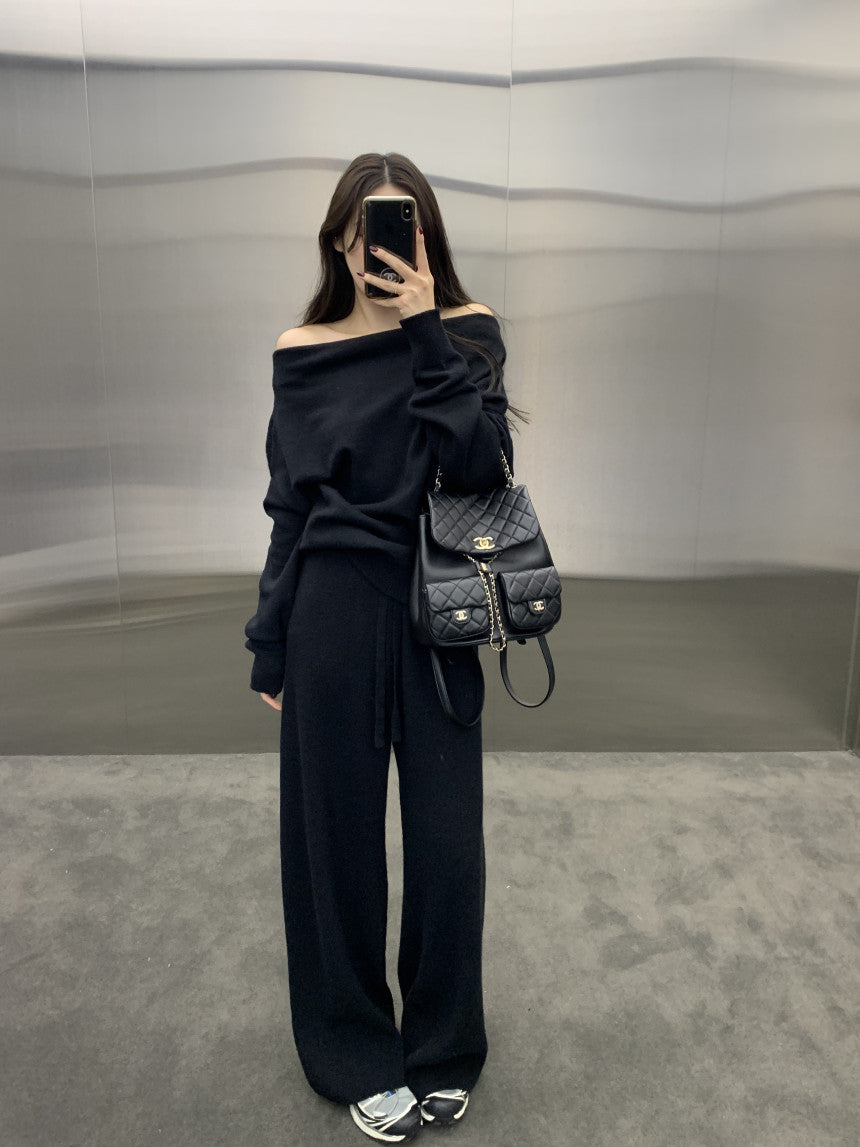 【Set】セーター+パンツ セット Z7762