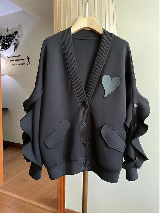 【Outer】デザイン感カーディカン W14082