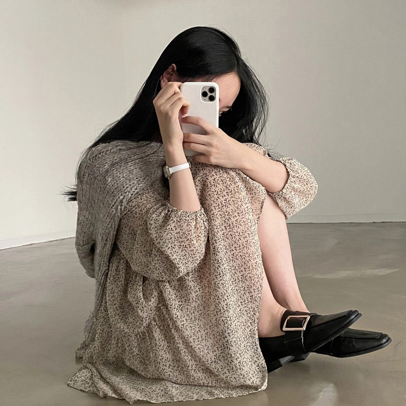【Dress】花柄ワンピース T01380