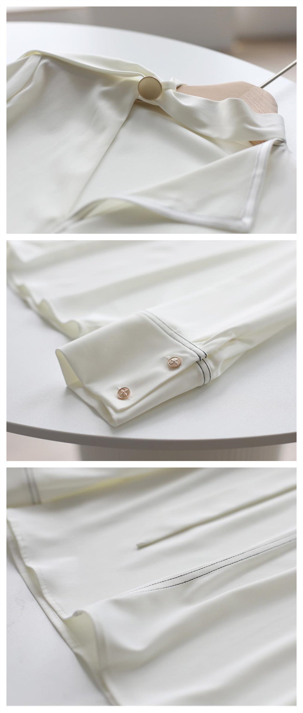 【Tops】新入荷ワークディティールブラウス W8250