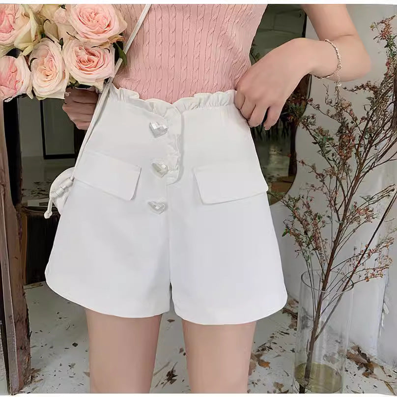 【Bottoms】新作アイテム~フリルショートパンツ W11419