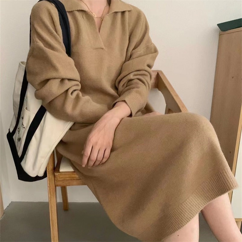 【Dress】ニットワンピース W13417
