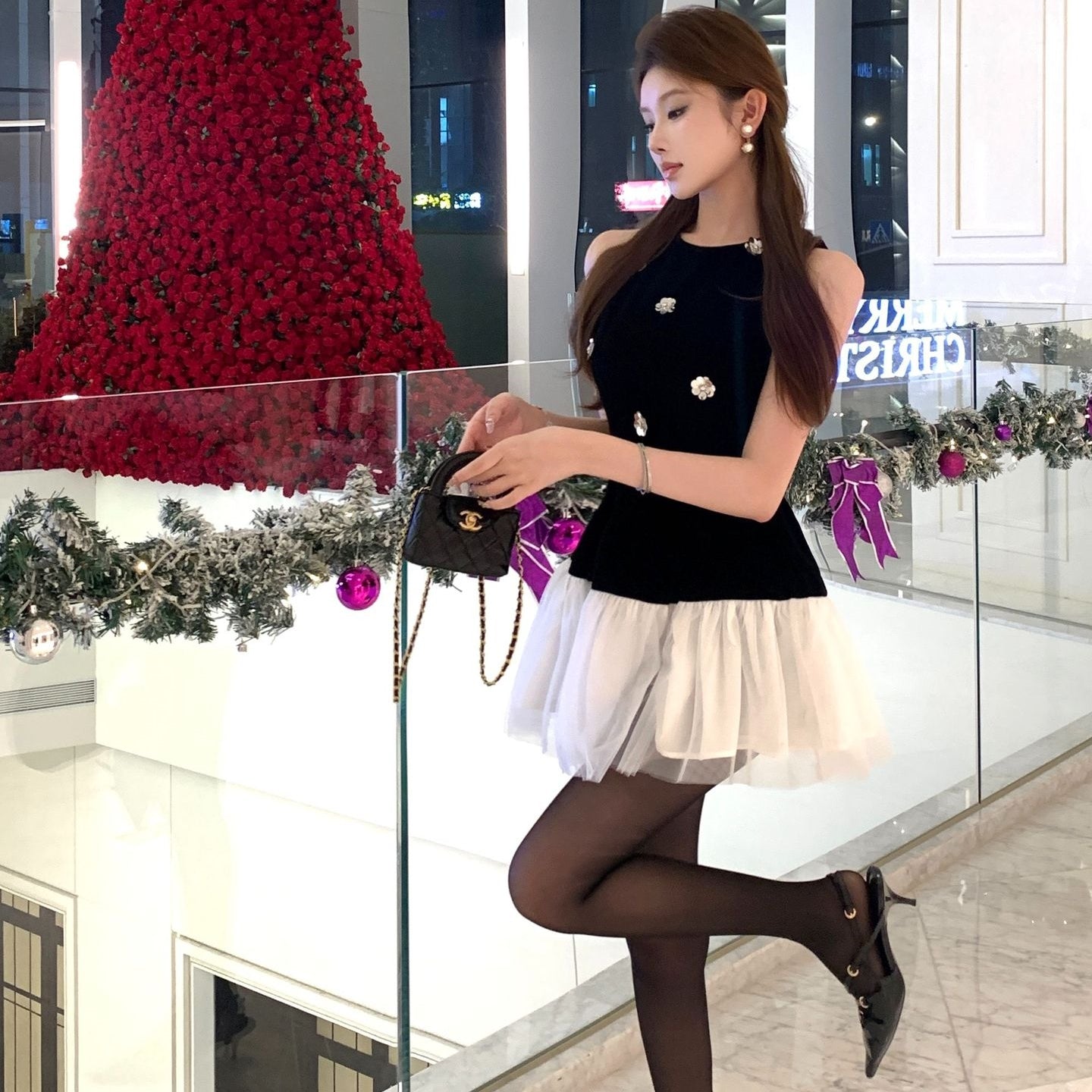 【Dress】切り替えワンピース T01411