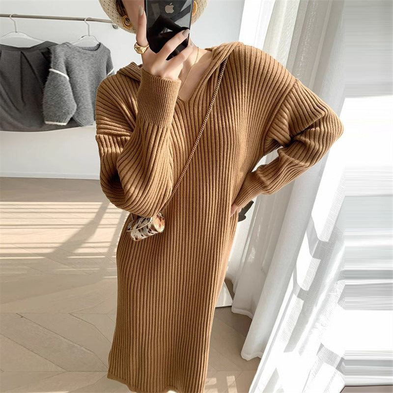 【Dress】ルーズ感ニットワンピース Z8385